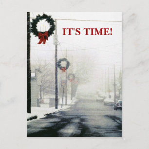 Carte Postale Saison d'hiver Promotions Rendez-vous rappel PC