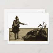 Carte Postale "Saison du homard" (Devant / Derrière)