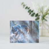 Carte Postale SAISON DU Loup gris DU LOUP (Debout devant)