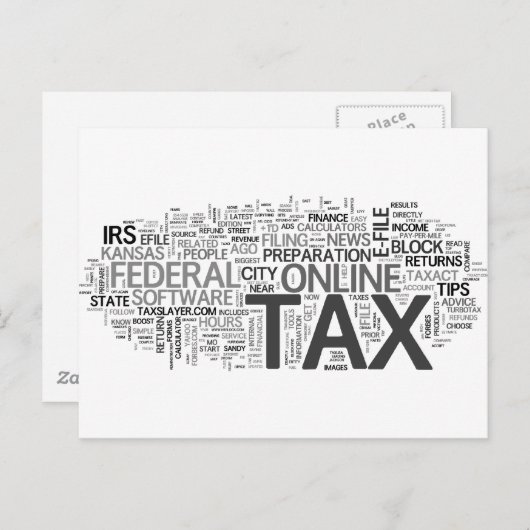 Carte Postale Saison fiscale (Devant / Derrière)