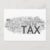 Carte Postale Saison fiscale (Devant)