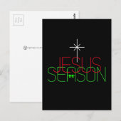 Carte Postale Saison Jésus (Devant / Derrière)