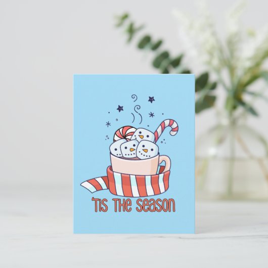 Carte Postale Saison Latte Peppermint (Debout devant)