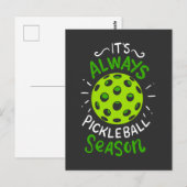 Carte Postale Saison Pickleball (Devant / Derrière)