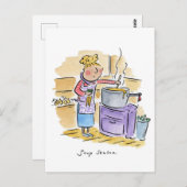 Carte Postale Saison Soupe (Devant / Derrière)