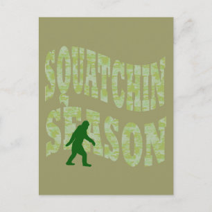 Carte Postale Saison Squatchin