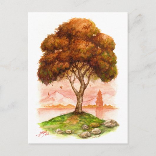 Carte Postale Saisons de changement (Devant)
