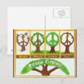 Carte Postale Saisons de paix (Devant / Derrière)