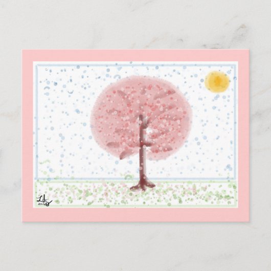 Carte postale Sakura Tree (Devant)