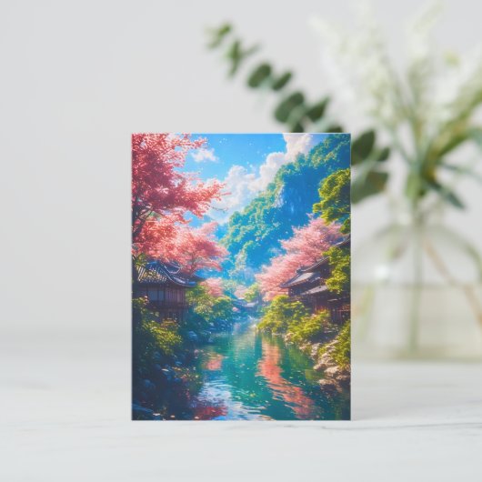 Carte Postale Sakura Utsuru Seiryū (Debout devant)