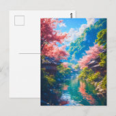 Carte Postale Sakura Utsuru Seiryū (Devant / Derrière)