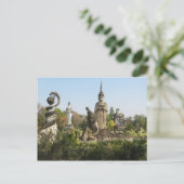 Carte Postale Sala Keo Kou, Nong Khai, Thaïlande (Debout devant)