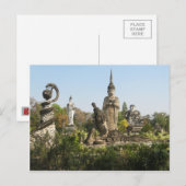 Carte Postale Sala Keo Kou, Nong Khai, Thaïlande (Devant / Derrière)