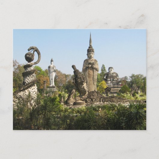 Carte Postale Sala Keo Kou, Nong Khai, Thaïlande (Devant)