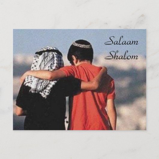 Carte postale Salaam Shalom (Devant)