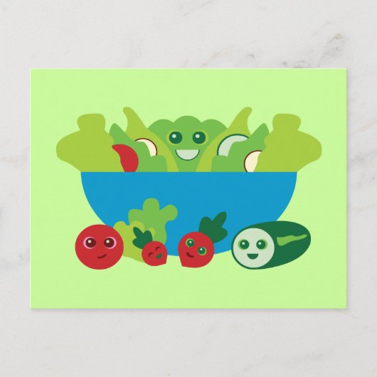 Carte Postale Salade (Devant)