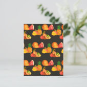 Carte Postale Salade de fruits colorée d'été (Debout devant)