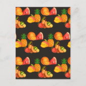 Carte Postale Salade de fruits colorée d'été (Devant)