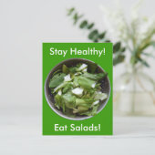 Carte Postale Salade de laitue (Debout devant)