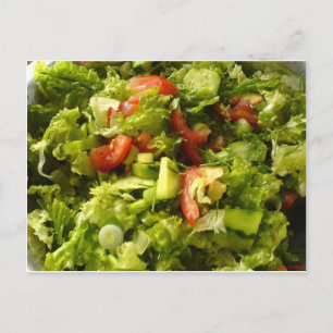 Carte Postale salade de printemps