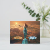 Carte Postale Salaire - Postkarte (Debout devant)