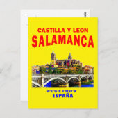 Carte Postale Salamanque / Castille et Leon, Espagne. (Devant / Derrière)