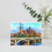 Carte Postale Salamanque / Castille et Leon, Espagne. (Debout devant)