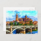 Carte Postale Salamanque / Castille et Leon, Espagne. (Devant / Derrière)