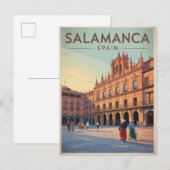 Carte Postale Salamanque Espagne (Devant / Derrière)
