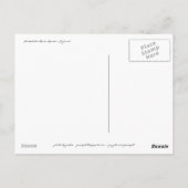 Carte Postale Salami italien (Dos)