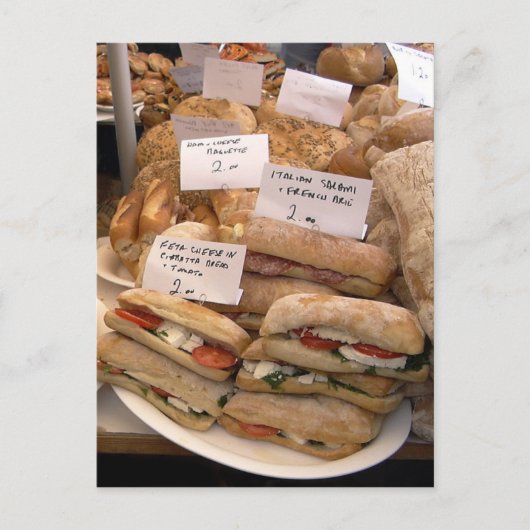 Carte Postale Salami italien (Devant)