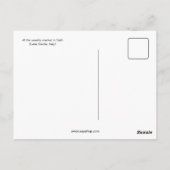 Carte Postale Salami italien (Dos)