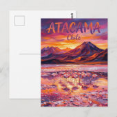 Carte Postale Salar d'Atacama Chili (Devant / Derrière)