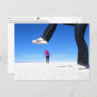 Carte postale Salar De Uyuni, Bolivie