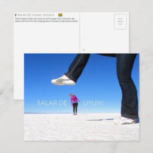 Carte postale Salar De Uyuni, Bolivie
