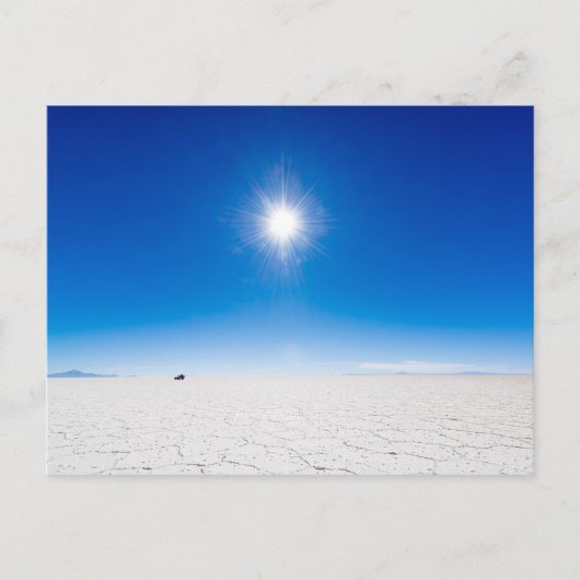 Carte Postale Salar de Uyuni, Bolivie. (Devant)