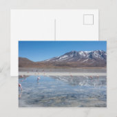 CARTE POSTALE SALAR DE UYUNI SALT PLAT, BOLIVIE (Devant / Derrière)