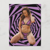 Carte Postale Sale fille Bikini (Devant)