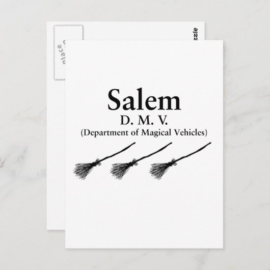 Carte Postale Salem (Devant / Derrière)