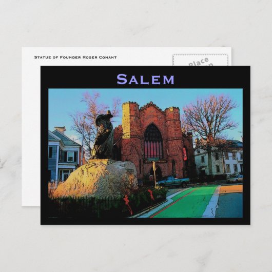 Carte postale Salem (Devant / Derrière)