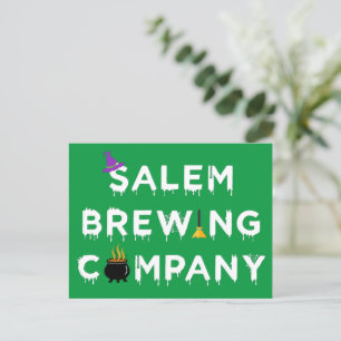 Carte Postale Salem Brewing Company White