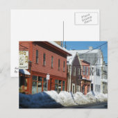 Carte Postale Salem en hiver (Devant / Derrière)