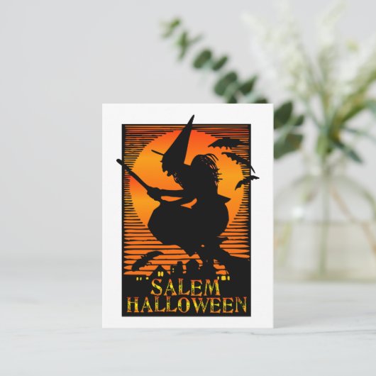 Carte Postale Salem MA Witch (Debout devant)