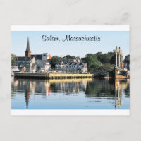Carte postale Salem Massachusetts Marina