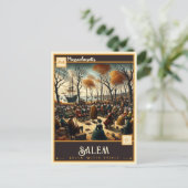 Carte Postale Salem, Massachusetts | VINTAGE (Debout devant)