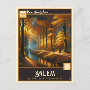 Carte Postale Salem, New Hampshire Vintage