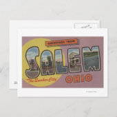 Carte Postale Salem, Ohio (La Cité des Quakers) (Devant / Derrière)