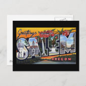 Carte Postale Salem Oregon (Devant / Derrière)