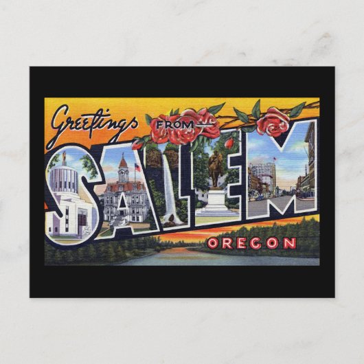 Carte Postale Salem Oregon (Devant)