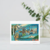 Carte Postale Salem, OregonGrandes lettres ScènesSalem, OU 2 (Debout devant)